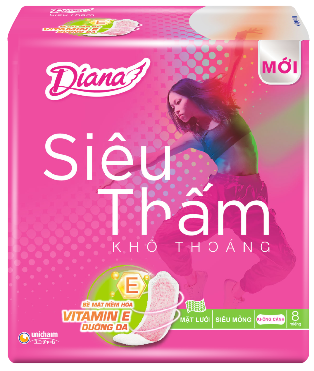 Diana Siêu Thấm Siêu Mỏng Không Cánh